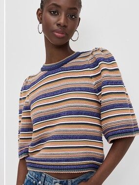 NWT Ba&sh Farfaela Multi-colour sweater